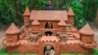 Dog House Building In Castle Style For My Rescue Dog