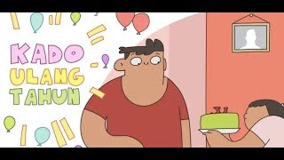 Televisi Animasi kartun |si nopal dapat kado ulang tahun #eps ultah