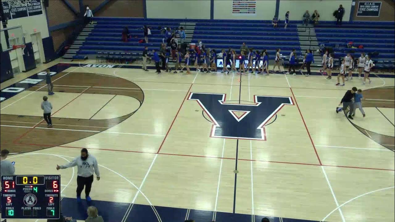 Avon vs Plainville High School Girls' Varsity Basketball YouTube