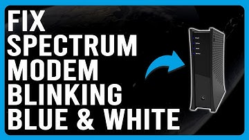 How To Fix Spectrum Modem Blinking Blue And White (Indicates No Signal - Best Troubleshoot Guide!)