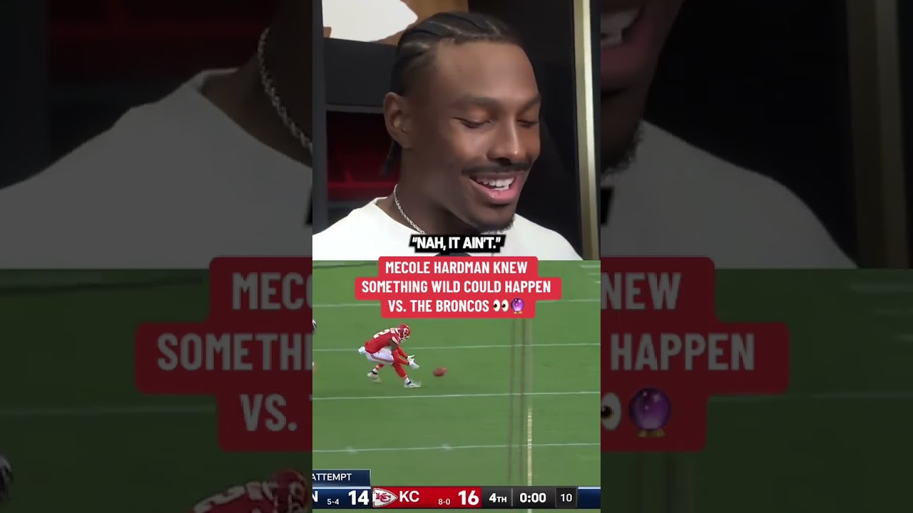 Mecole Hardman was keeping hope alive 😅