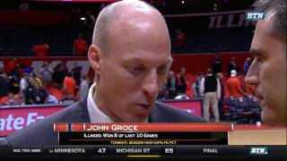 Michigan at Illinois - Men's Basketball Highlights