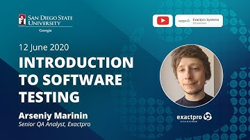 Arseniy Marinin - Introduction to Software Testing