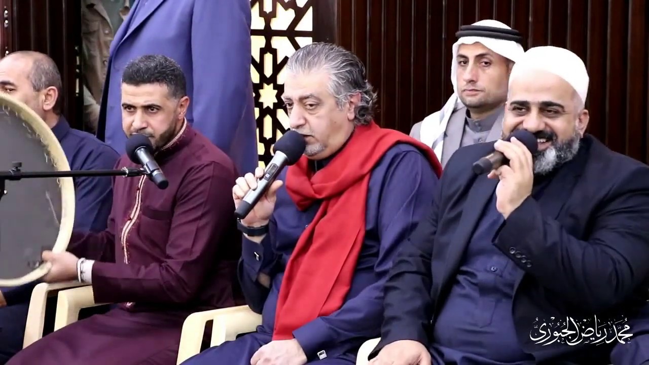 الشيخ حسين الياخندي والشيخ مصعب الصالحي والشيخ زيد النعيمي في جامع المدلل ج1