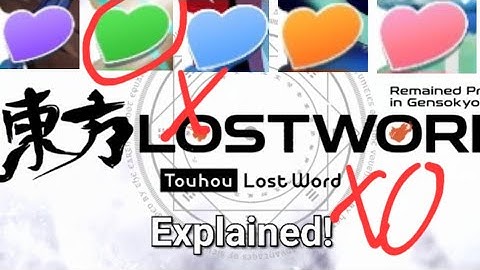 All Mistakes in Touhou Lost Word Explained