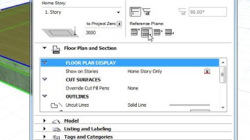 Slab reference planes in ARCHICAD