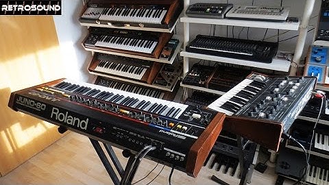 Roland Juno-60 (1982) analog synthesizer space disco trip