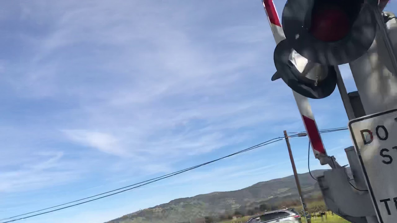 (1st gen WCH mechanical bell) The wine train with blue and white