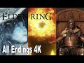 Elden Ring - All Endings (Age of the Stars/Lord of Frenzied Flame/Elden Lord) [4K]