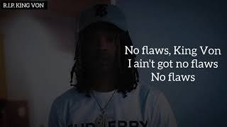 King Von - No Flaws - [LYRICS]