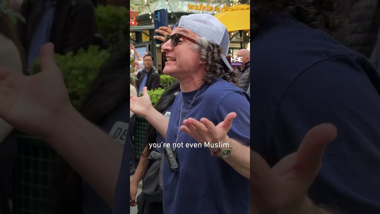 NYC pro-Palestine protest disrupted by pro-Israel agitators