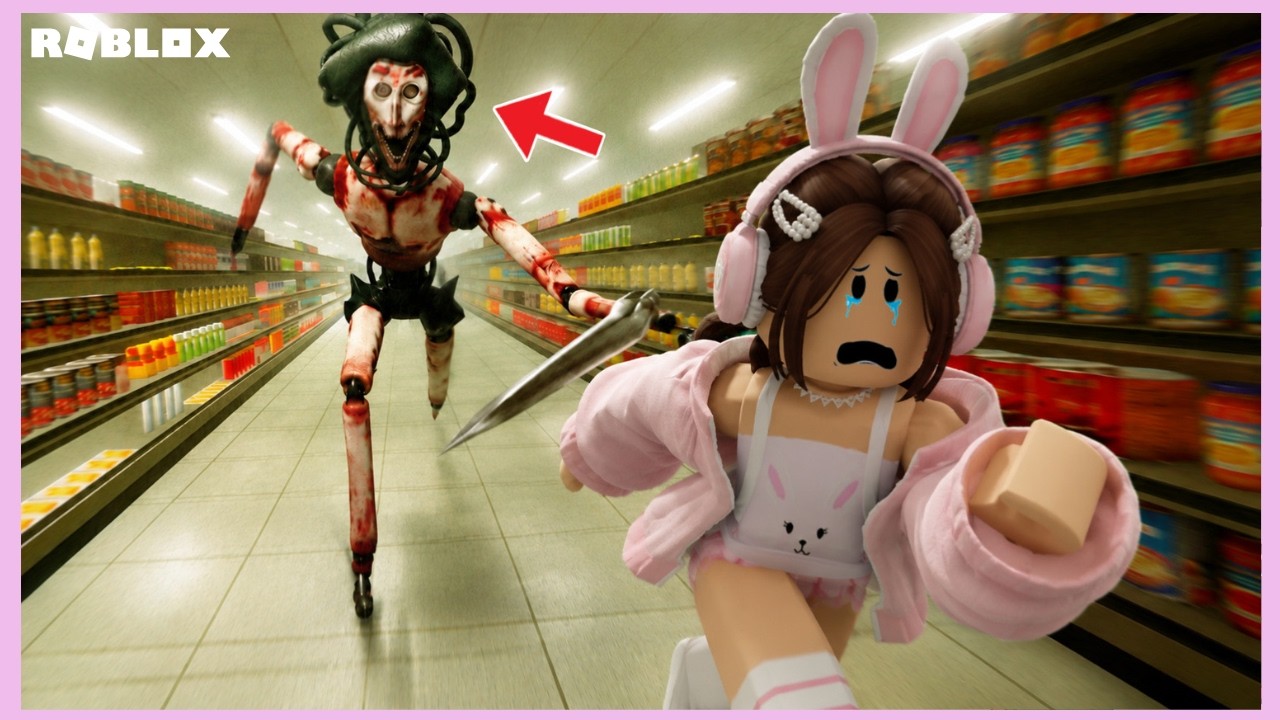 AKU HARUS KABUR DARI LOCUST PALING MENYERAMKAN DI SUPERMARKET ROBLOX 😱 | AISLES OF THE LOCUST