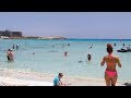 Cyprus ayia napa  nissi beach cape greco in 4k