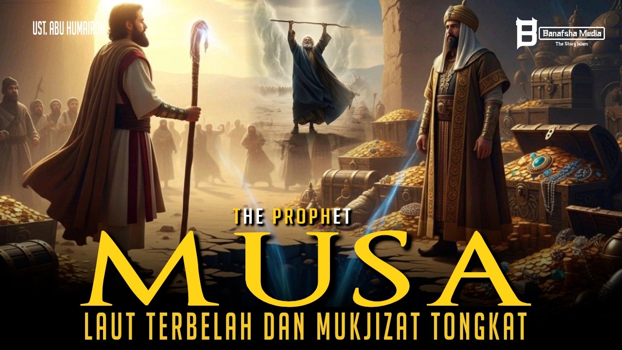 Seri Ramadhan | Laut Terbelah dan Mukjizat Tongkat : Kisah Nabi Musa AS