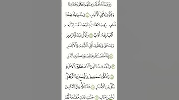 #ايات من سورة ص بصوت القارئ الشيخ ياسر الدوسري