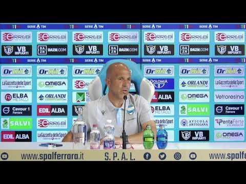 La conferenza stampa di mister Di Biagio - Presentazione di Genoa - SPAL