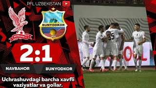Coca-Cola Superliga. 22-tur NAVBAHOR — BUNYODKOR 2:1 Coca-Cola Superliga. 22-tur NAVBAHOR — BUNYODKOR 2:1