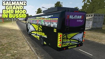 Salmanz Grand BMR Bus Mod In Bus Simulator Indonesia - Bussid Bus Mod - Bussid Car Mod - Bussid
