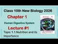 10Th Class Biology New Book 2026 || Chapter 1,Lecture 1 || Punjab Board 10th new Biology
