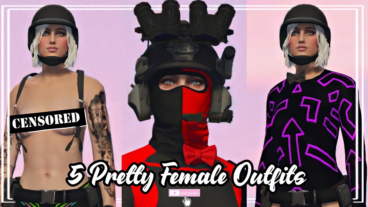 GTA 5 Online Pretty Female Component Outfits [PS4/Xbox One,PC