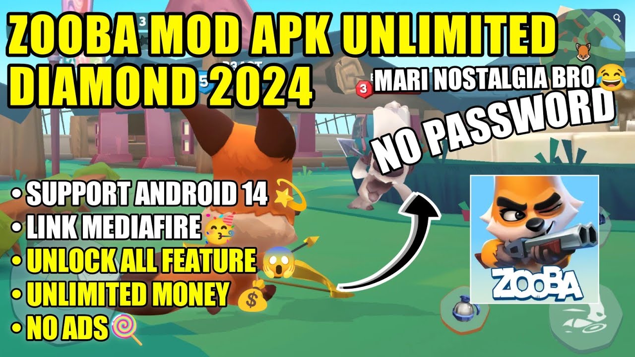Zooba Mod Apk Unlimited Diamond 2024 Da Mods YouTube