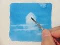 水彩画の描き方 「リフトアウト」How to paint watercolor. Lift out. Watercolor Basic Tutorial 村田收