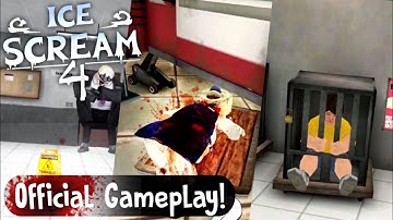 Ice Scream 4 Official GAMEPLAY Walkthrough!!!(First 10 Minutes Of Exploration) | Ice Scream 4