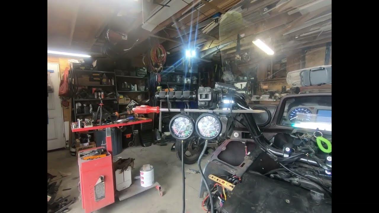 Carb Sync with 7 Harbor Freight Gauges YouTube