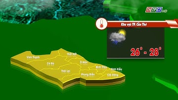 Dự báo thời tiết TPCT sáng 26/5/2025 | THTPCT