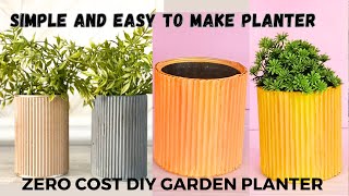 How To Make Zero Cost Easy Diy Planter