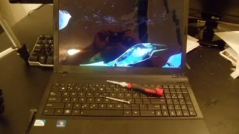 How to Replace Broken Screen on any ASUS Laptop (X54C U43 U43F U46E U47A K53E X54H X44L K501 LCD