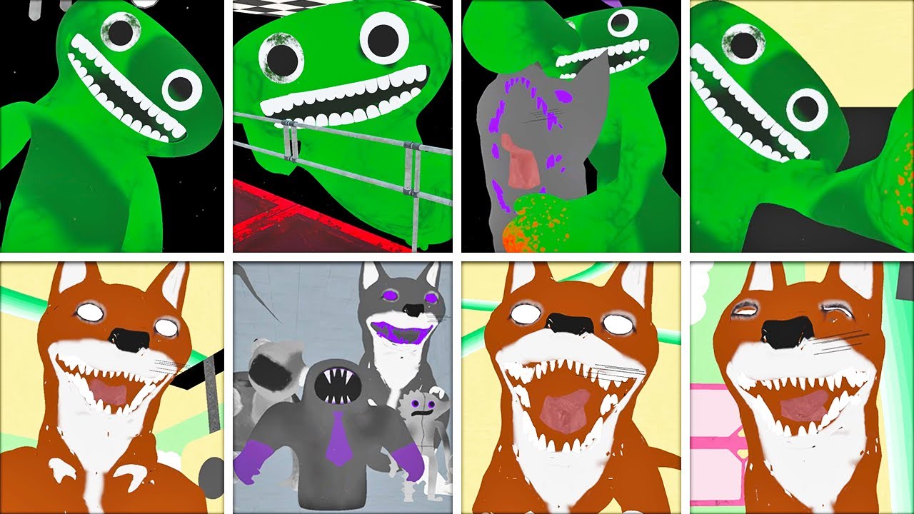 Garten of Banban 0-8 - All KITTYSAURUS and JUMBO JOSH Scenes in