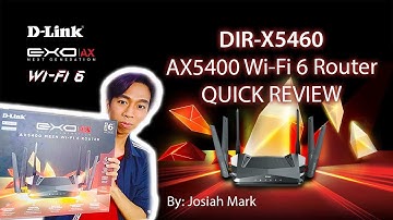 D-Link DIR X5460 Quick Review EXO AX AX5400 Wi-Fi 6 Router