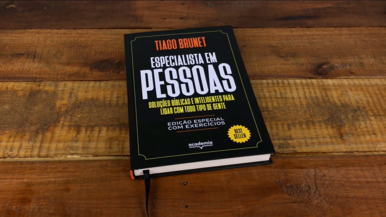 Livro Especialista Em Pessoas - Tiago Brunet - Edição Especial Com ...