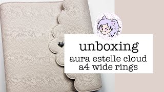 Unboxing Aura Estelle Cloud & Inserts // A5 Wide Rings