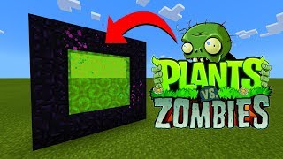 How To Make A Portal To The Plants vs Zombies Dimension in Minecraft! screenshot 1