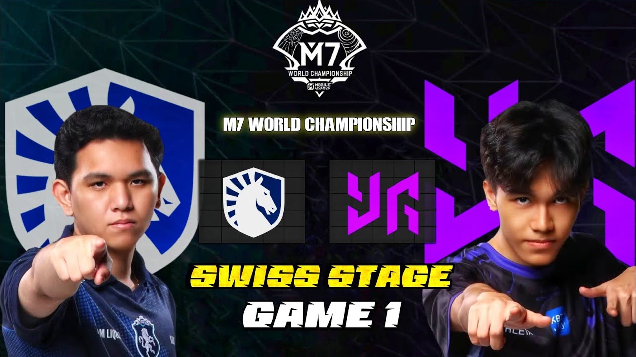 TEAM LIQUID vs YANGON GALACTICOS GAME 1 | SWISS STAGE | M7 WORLD CHAMPIONSHIP | TLPH vs YG