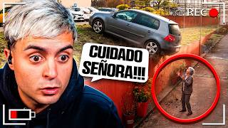 "ABUELA VIENE UN AUTO DEL TECHO !!" 👵💥 MOMENTOS INESPERADOS CAPTADOS EN CÁMARA 📸