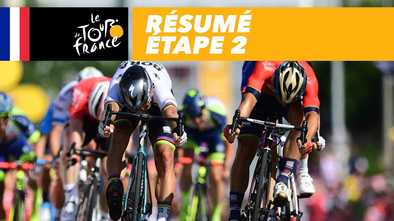 Résumé - Étape 2 - Tour de France 2018