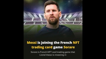 NFT card game welcomes Lionel Messi #nft #digitalart #lionelmessi #shorts