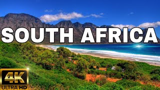 FLYING OVER SOUTH AFRICA (4K UHD) - AMAZING BEAUTIFUL SCENERY &amp; RELAXING MUSIC