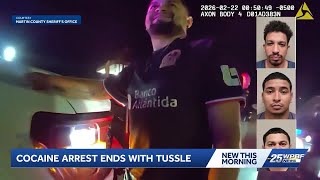 3 men arrested in Palm City after cocaine found during traffic stop