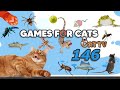 Cat Games | Ultimate Game For Cat Compilation Vol 146 | 6 HOUR 🐭🐝🐞🦋🦎