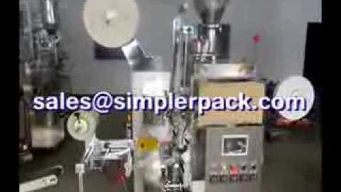 【Automatic tea bag packaging machine with tag and thread】-ZHYPACK