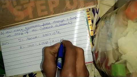 How many electrons pass through a lamp in 1 minute if current is 300mA? ||S.L. Arora||PHYSICS  Imp