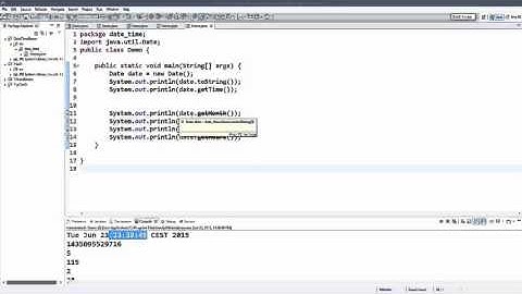 Java Tutorial For Beginners 40   Using Date & Time + formatting Date using SimpleDateFormat