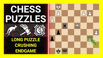 Chess Puzzles to Practice. Themes: Long puzzle, Crushing, Endgame. Learn Chess