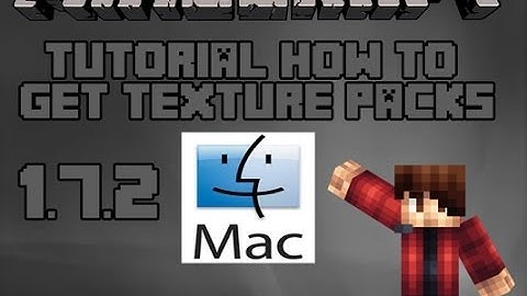 Minecraft: How To Get Texture Packs 1.7.2 (Mac)