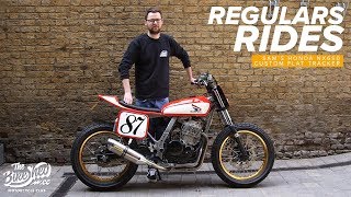 Regulars Rides: Sam's Honda NX650 Flat Tracker