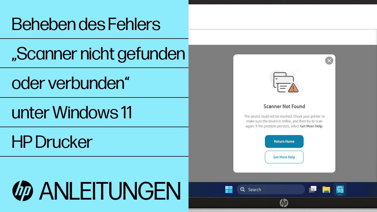 So beheben Sie den Fehler „Scanner nicht gefunden oder verbunden“ unter Windows 11